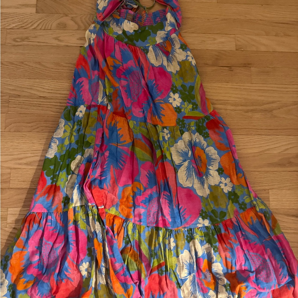 Floral Halter Maxi Dress